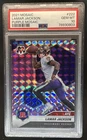 2021 Mosaic Lamar Jackson Prizm Purple #/49 Ravens PSA 10
