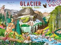 Ravensburger - Ravensburger Legpuzzel Glacier National Park - 500St. Toy Neu