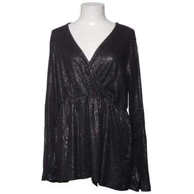 Happy Holly, Tunika, Größe: 48/50, Schwarz/Silber, Polyester/Viskose, Damen #A6E