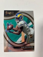 Van Jefferson Rookie Card #371 Panini Select Field Level Football Rams RC SP NFL. rookie card picture