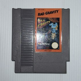 Vintage NES Game Rad Gravity Nintendo Entertainment System Cartridge