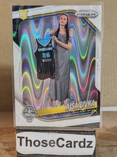 2025 Panini Prizm WNBA White Seismic Prizm #85 Ajsa Sivka