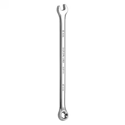 Westward 54Ry80 Combination Wrench, 6Mm, Metric, 6 Pt.