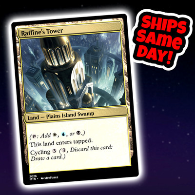 Raffine's Tower - Custom Art Magic: The Gathering Playtest Card - Commander EDH