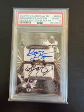 2024 5 Card Draw Stacked Deck Dual Auto - Bo Jackson/Brian Bosworth 1/1 auto SSP