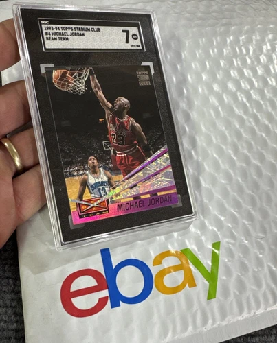 Michael Jordan Beam Team SGC 7 Basketball Card Vintage Chicago Bulls 1993 GIFT