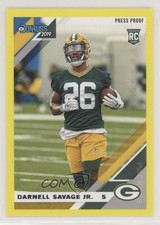 2019 Panini Donruss Rookies Press Proof Yellow Darnell Savage Jr #259 fm0