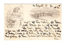 L906 UK GB - West Kensington 1903 Perth Dye Works - Art Illustrated Advertising