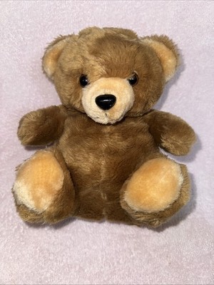 California Stuffed Toys Vintage 10 Inch Roly Poly Bear Brown Stuffed Animal