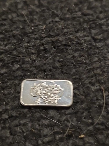 1 Gram Silver Art Bar "Happy New Years" .999 Fine Silver