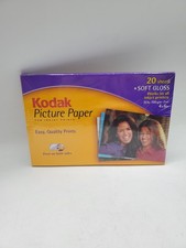 Kodak Picture Photo Paper Soft Gloss 20 Sheets 4 X6" Photos NEW Sealed