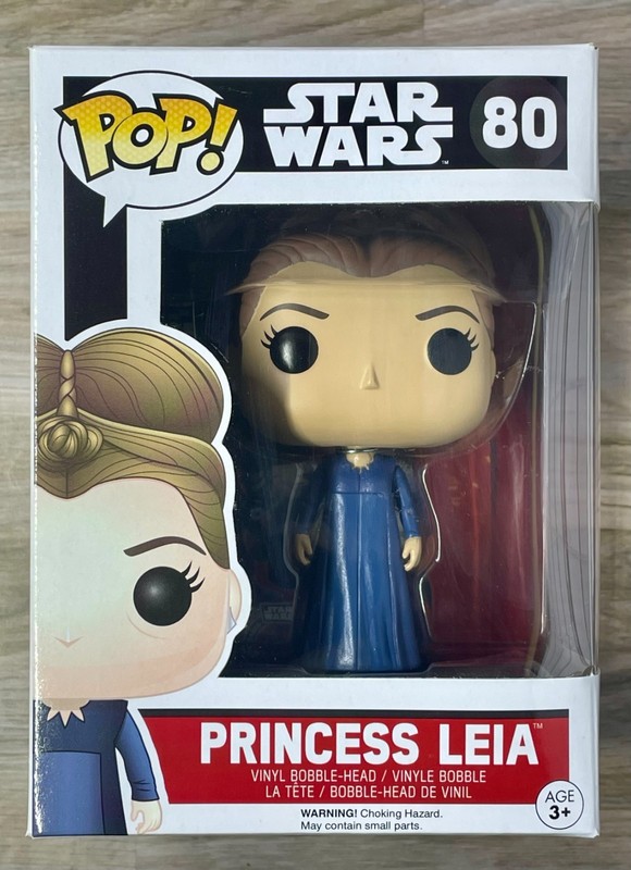 Funko POP! - Star Wars: The Force Awakens - Princess Leia #80 -NIB w/ Protector