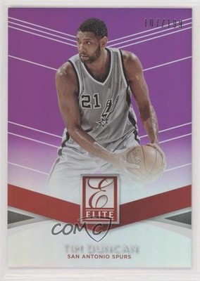 2014-15 Panini Donruss Elite Set Purple 107/199 Tim Duncan #50 HOF 0ed0
