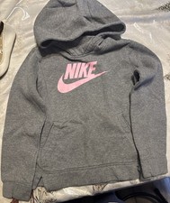 Girls Nike Sweatshirt Med Standard Fit Pink Nike