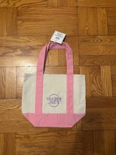 Trader Joe’s - Mini Pastel Canvas Tote Bag - Limited Edition 