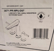 Delta 3571-PR-MPU-DST 1.2 GPM Widespread Bathroom Faucet - Lumicoat Chrome