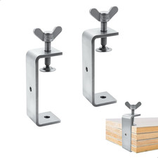 2 Stuck C-Tischklemme  Edelstahl Zwingen Klemmen