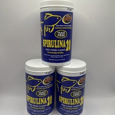 Zoo Med Spirulina 20 Fish Food Flakes 4oz X 3 Exp 2028