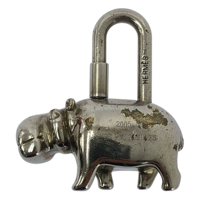 Hermes Cadena Hippopotamus 2005 ANNEE DES FLEUVES Silver Charm w