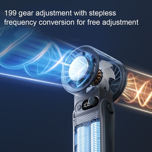 Handheld Fan with 199 Adjustable Speeds and Long Lasting Battery for Your Needs - Photo 6/15