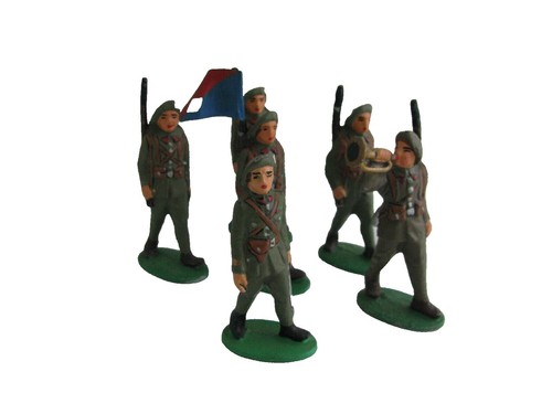 Britains SuperDeetail WWII German Inf. 6 in 5 poses 54mm painted w