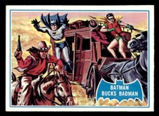 Rompecabezas trasero 1966 Topps Batman serie B #31B Batman Bucks Badman casi nuevo