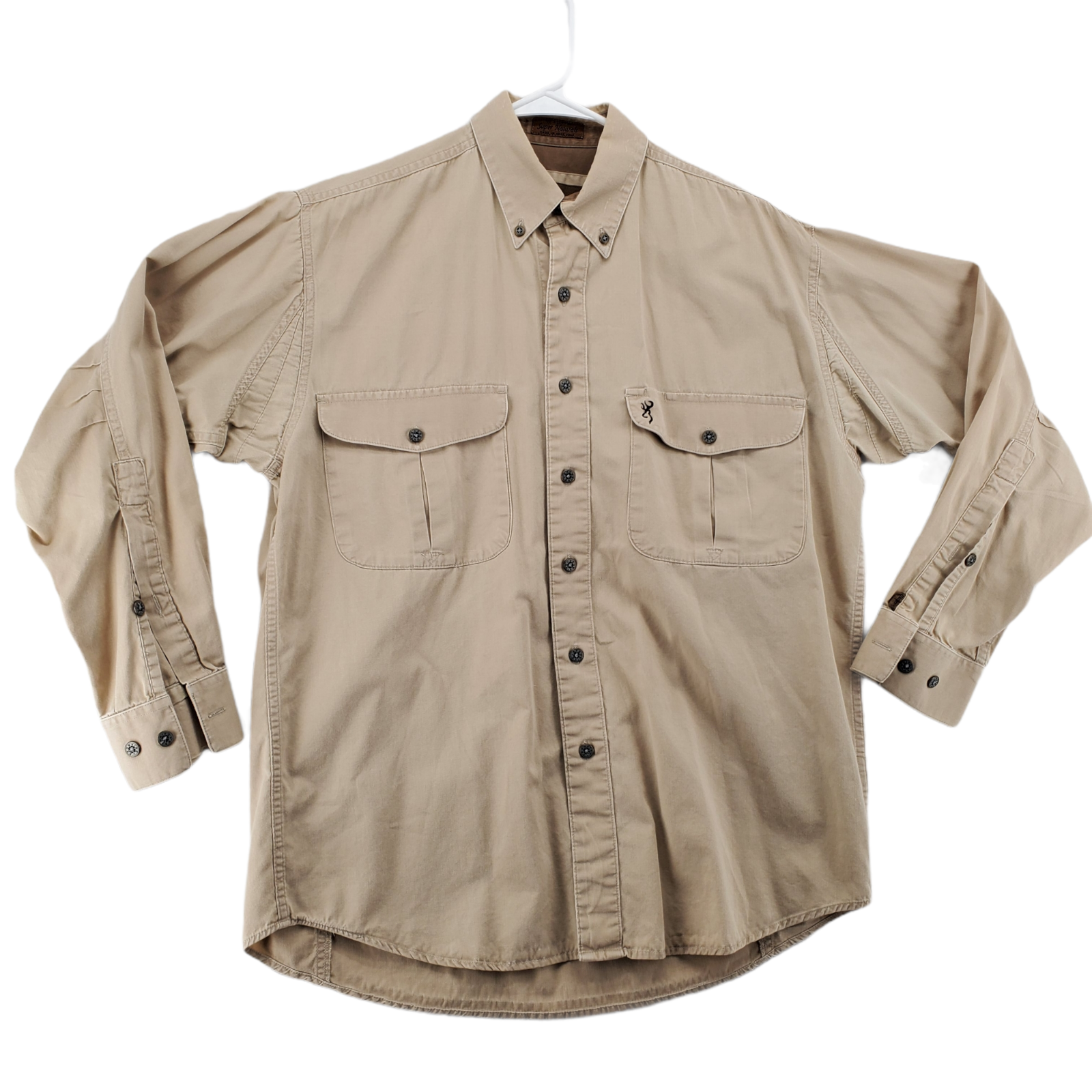 Long Sleeve Cotton Canvas Hunting Shirt 