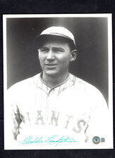 Freddie Lindstrom Signed 8x10 Photo Beckett COA New York Giants SHIPPING IS FREE