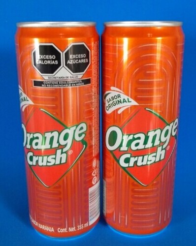 22 Mexico Orange Crush Soda Can 355 Ml Empty Ebay