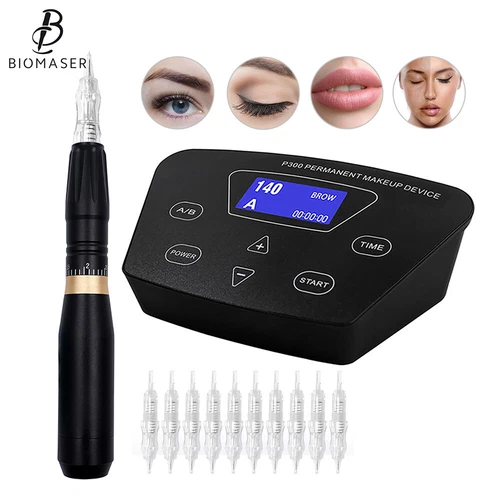 Biomaser P300 Permanent Makeup Tattoo Machine kits For Eyebrow Lips Eyeliner - product listing photo