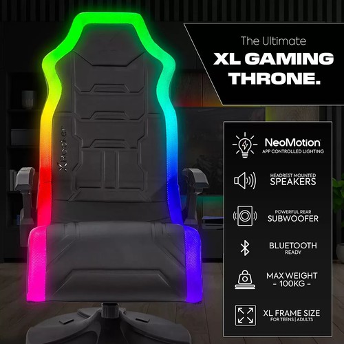 X Rocker Aurora 2.1 Bluetooth RGB Gaming Chair with LED Lights - Picture 7 of 7