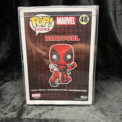 Funko Pop! Rides: Marvel - Deadpool on Scooter #48 W/Protector