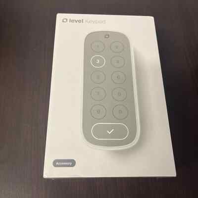 Level  Lock keypad C-K11U Smart Keypad Lock Accessory - White/Gray  NEW