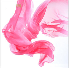 Silk-like Scarf 250x120 Light Soft Shawl Veil Chiffon Gradient Color Belly Dance
