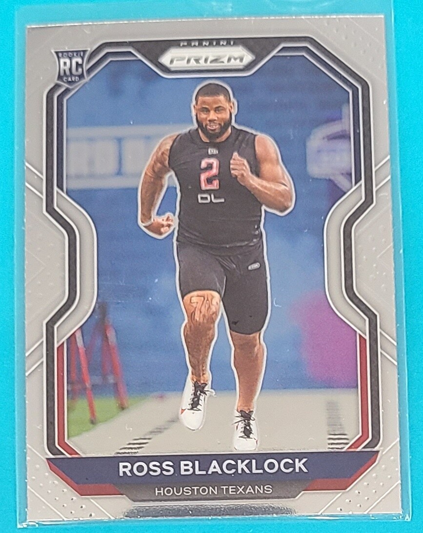 2020 Panini Prizm RC #394 Ross Blacklock Houston Texans FOOTBALL Card ...