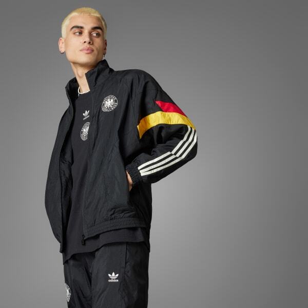 adidas Germany 1996 Woven Track Top Mens Soccer Jacket Asia-Fit