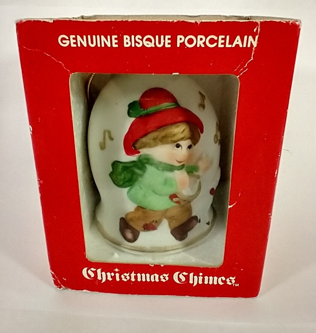 -  Hand Painted Porcelain Figurine Bell