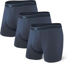 Ropa Interior SAXX - Calzoncillos Boxer DAYTRIPPER con Bolsa Incorporada Soporte Paquete de 3