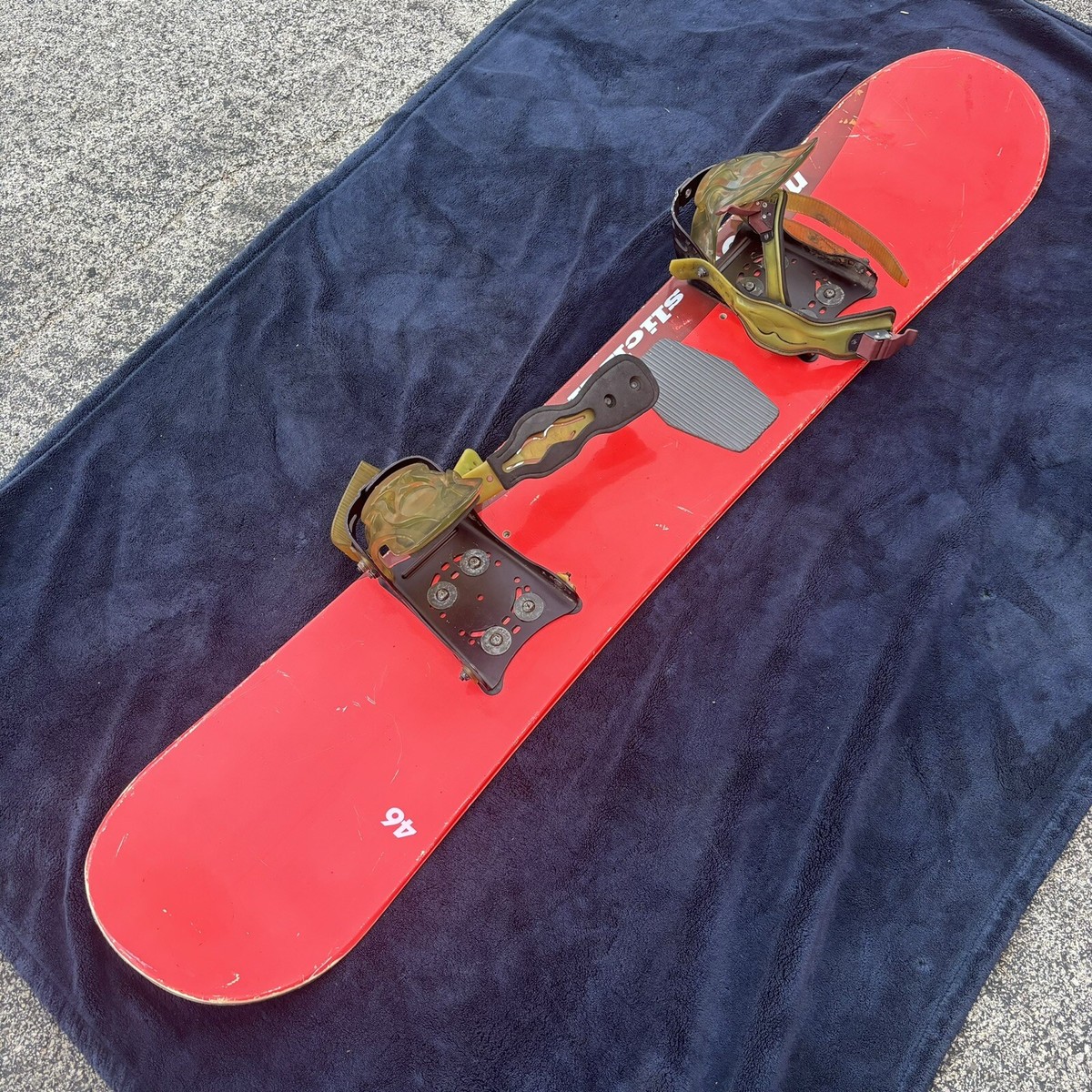 Morrow Slick frty 6 Snowboard - Slick 46 Red Top White
