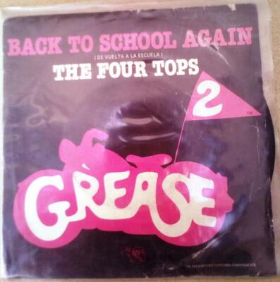 The Four Tops Back To School Again = De Vuelta A La Escuela single 7''