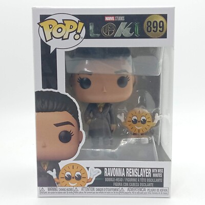 Funko Pop! Ravonna Renslayer with Miss Minutes 899 Loki Marvel Comics Disney Toy