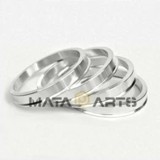4pcs High Quality Aluminum Alloy Wheel Spacer Hub Centric Rings 73.1OD to 54.1ID