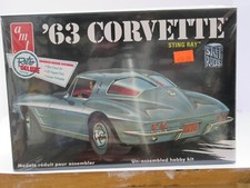 1963 Corvette Sting Ray Fastback Plastic Model Kit NIB
