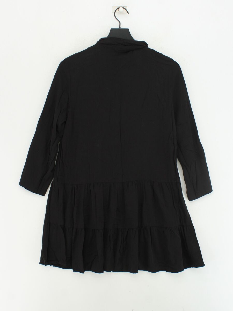 ワンピース MSGM Woman Dress Black 3642MDA73 247311 99 MNG Women's Midi Dress M Black 100% Viscose Shirt Dress | eBay