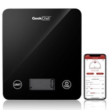 Geek Chef Digital Scale with App, Scale for Food Weight, Smart Food Nutrition...