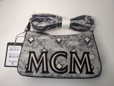 MCM Aren shoulder bag in vintage monogram jacquard Medium Black | eBay