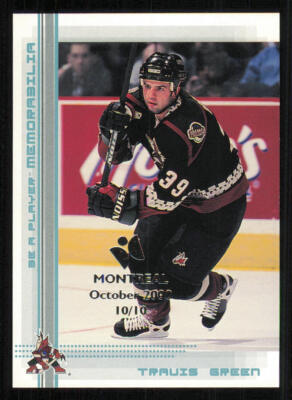 2000-01 BAP Memorabilia Montreal Olympic Stadium Show #327 Travis Green /10