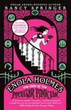 The Case of the Peculiar Pink Fan: An Enola Holmes Mystery - Paperback - GOOD