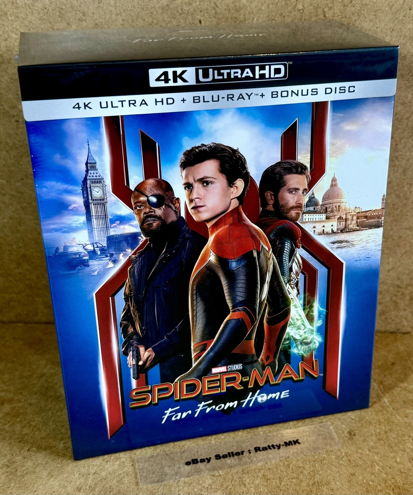 SPIDER-MAN : FAR FROM HOME - MANTA LAB ONE CLICK 4K + BLU RAY STEELBOOKS - NEW