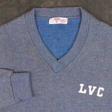 Vintage 50  s CHAMPION KNITWEAR Doran Rayon/Acrylic LVC Sweatshirt M fits S USA